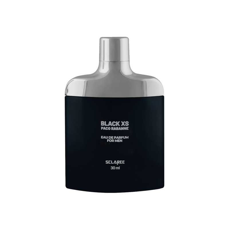 عطر جیبی مردانه اسکلاره مدل Black Xs با رایحه چوبی حجم 30 میلیلیتر