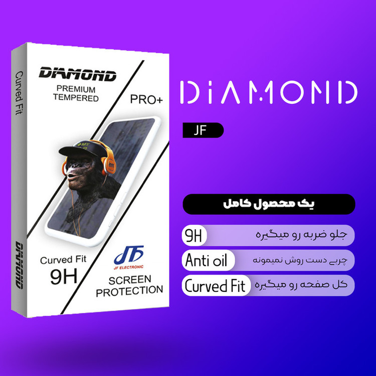 محافظ صفحه نمایش جی اف مدل Diamond مناسب برای گوشی موبایل شیائومی REDMI NOTE 11