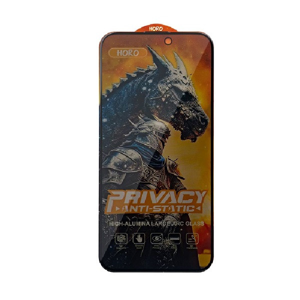 محافظ صفحه نمایش حریم شخصی گودزیلا مدل HORO مناسب برای گوشی موبایل اپل iPhone 17 pro