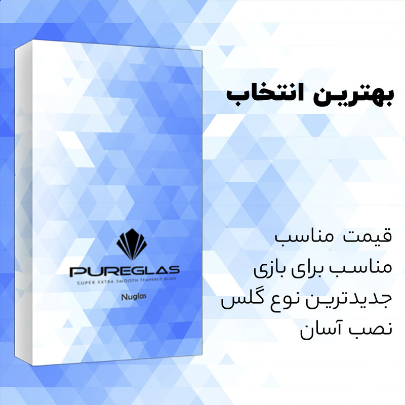 محافظ صفحه نمایش پیور گلس مدل NuGlas2 مناسب برای گوشی موبایل سامسونگ Galaxy M12