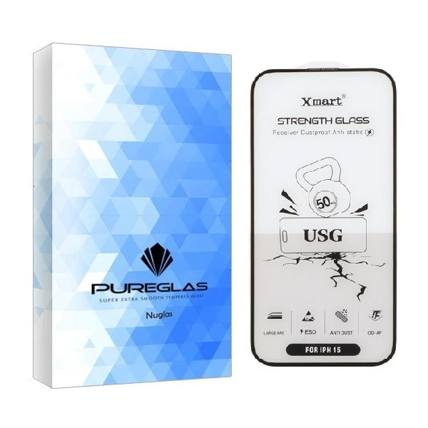 محافظ صفحه نمایش پیورگلس مدل X Mart مناسب برای گوشی موبایل اپل iPhone 16