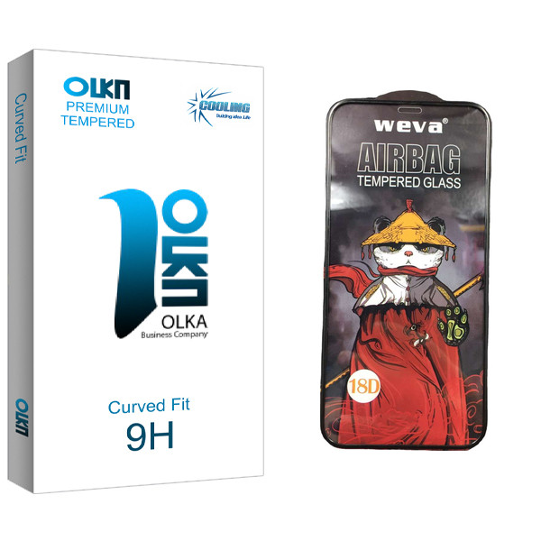 محافظ صفحه نمایش شیشه ای کولینگ مدل Olka Pro_Airbag مناسب برای گوشی موبایل اپل iPhone 11 Pro