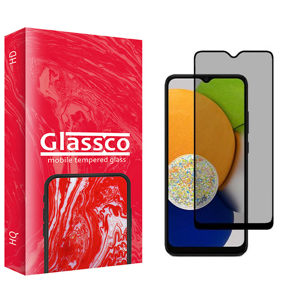 محافظ صفحه نمایش حریم شخصی گلس کو مدل Co2 مناسب برای گوشی موبایل سامسونگ Galaxy A03