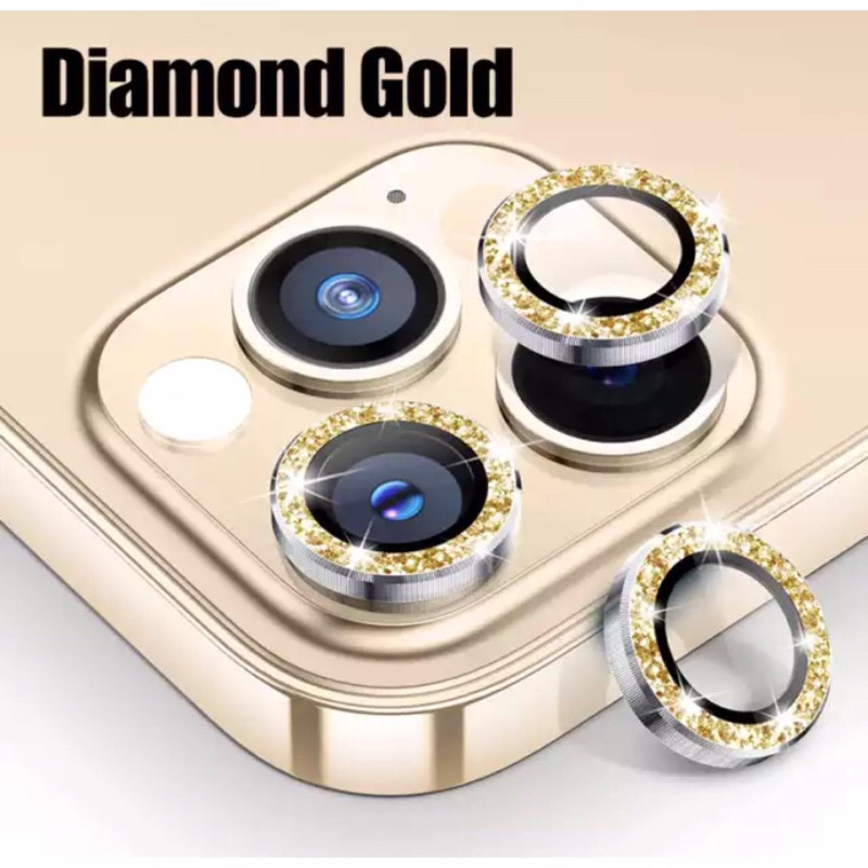 محافظ لنز دوربین جی اف مدل رینگی اکلیلی مناسب برای گوشی موبایل اپل IPHONE 13 PROMAX