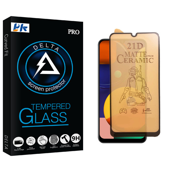 محافظ صفحه نمایش سرامیکی مات پی کی مدل Delta Pro مناسب برای گوشی موبایل سامسونگ Galaxy A32 4G / Galaxy A22 4G / Galaxy M31 / Galaxy A20