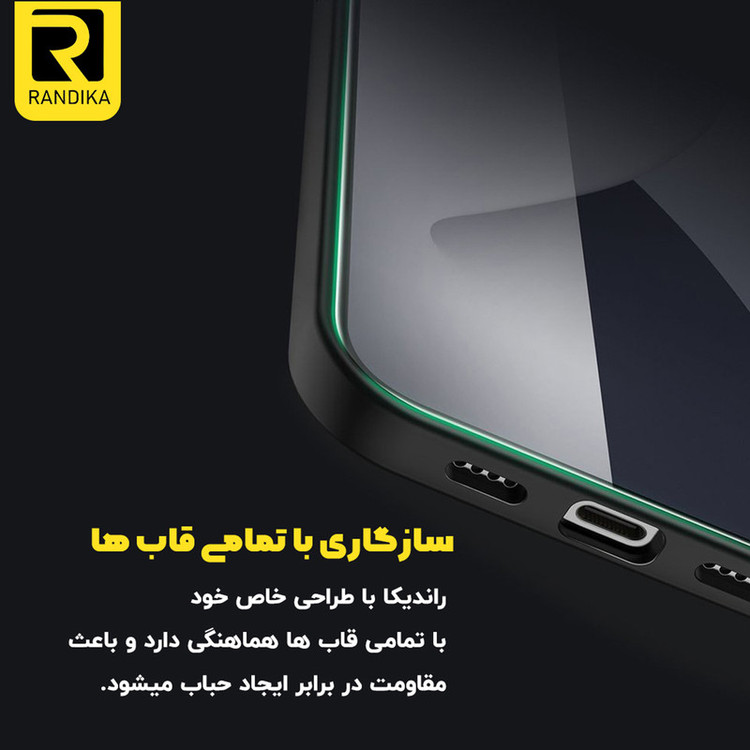 محافظ صفحه نمایش راندیکا مدل RK Air Bag مناسب برای گوشی موبایل شیائومی Redmi Note 9S / Note 9 Pro