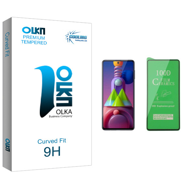 محافظ صفحه نمایش سرامیکی کولینگ مدل Olka glass مناسب برای گوشی موبایل سامسونگ Galaxy M51