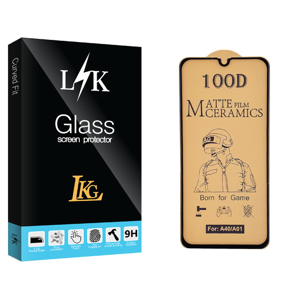 محافظ صفحه نمایش سرامیکی ال کا جی مدل LK Glass مناسب برای گوشی موبایل سامسونگ Galaxy A01