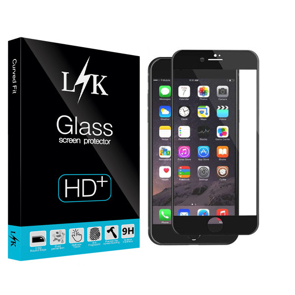 محافظ صفحه نمایش مات ال کی مدل +HD مناسب برای گوشی موبایل اپل Iphone 7 plus