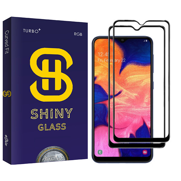 محافظ صفحه نمایش آتوچبو مدل Shiny Glass مناسب برای گوشی موبایل سامسونگ Galaxy M10 بسته دو عددی