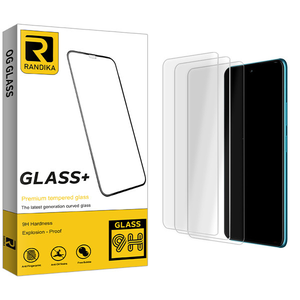 محافظ صفحه نمایش شیشه ای راندیکا مدل Randika Glass MIX مناسب برای گوشی موبایل هوآوی Honor 10X Lite بسته سه عددی