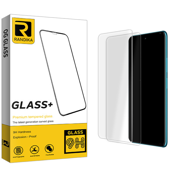 محافظ صفحه نمایش شیشه ای راندیکا مدل Randika Glass MIX مناسب برای گوشی موبایل سامسونگ Galaxy A51 5G \ A52 \ A53 بسته دو عددی