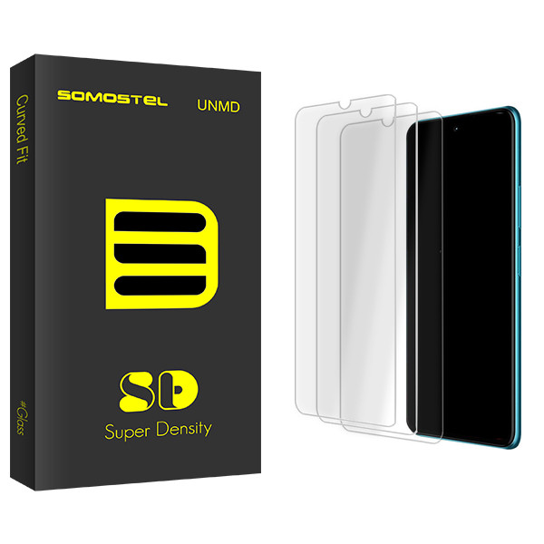 محافظ صفحه نمایش شیشه ای سوماستل مدل SD Glass MIX3 مناسب برای گوشی موبایل سامسونگ Galaxy A70s بسته سه عددی
