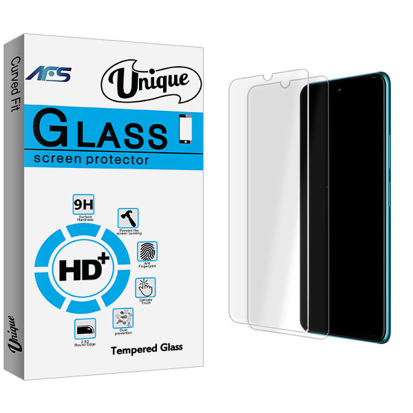 محافظ صفحه نمایش شیشه ای ای اف اس مدل Unique Glass MIX مناسب برای گوشی موبایل نوکیا 6.2 بسته دو عددی