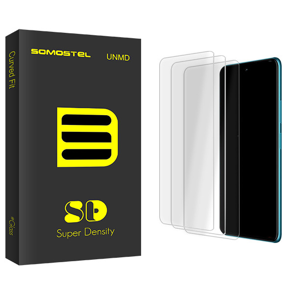 محافظ صفحه نمایش شیشه ای سوماستل مدل SD Glass MIX3 مناسب برای گوشی موبایل سامسونگ Galaxy A73 بسته سه عددی