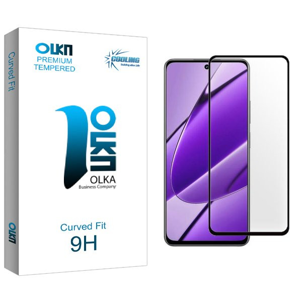 محافظ صفحه نمایش شیشه ای کولینگ مدل Olka مناسب برای گوشی موبایل ریلمی C55