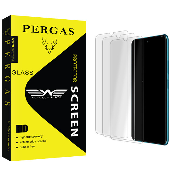 محافظ صفحه نمایش شیشه ای وایلی نایس مدل Pergas GlassMIX مناسب برای گوشی موبایل سامسونگ Galaxy F23 5G بسته سه عددی