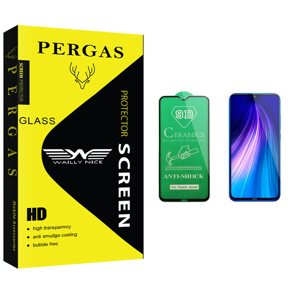 محافظ صفحه نمایش سرامیکی وایلی نایس مدل Pergas Glass مناسب برای گوشی موبایل شیائومی Redmi Note 8