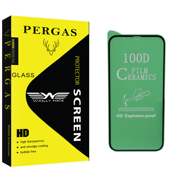 محافظ صفحه نمایش سرامیکی وایلی نایس مدل Pergas Glass مناسب برای گوشی موبایل اپل iPhone 11 Pro Max