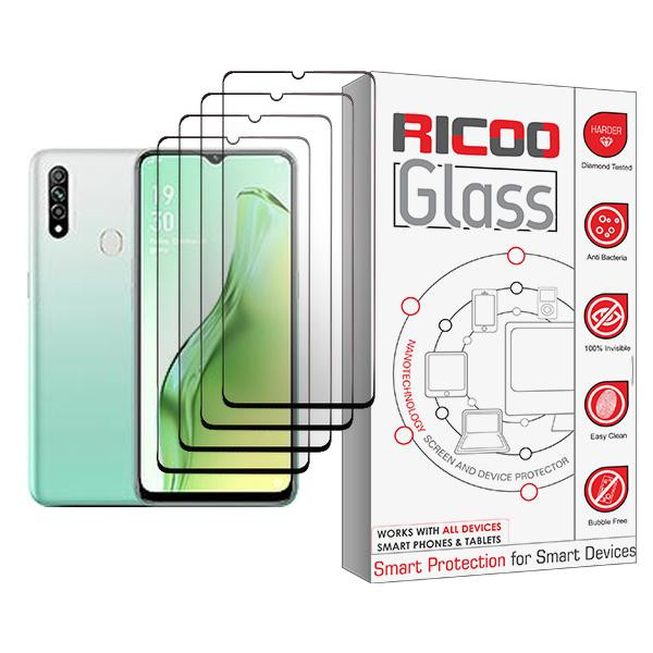 محافظ صفحه نمایش ریکو مدل Ricoo Glass MIX004 مناسب برای گوشی موبایل اوپو A31 بسته چهار عددی