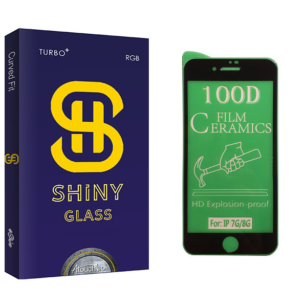 محافظ صفحه نمایش سرامیکی آتوچبو مدل Shiny Glass مناسب برای گوشی موبایل اپل iPhone 8