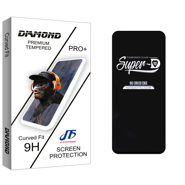محافظ صفحه نمایش جی اف مدل Diamond Sup-D مناسب برای گوشی موبایل شیائومی Redmi Note 9 Pro