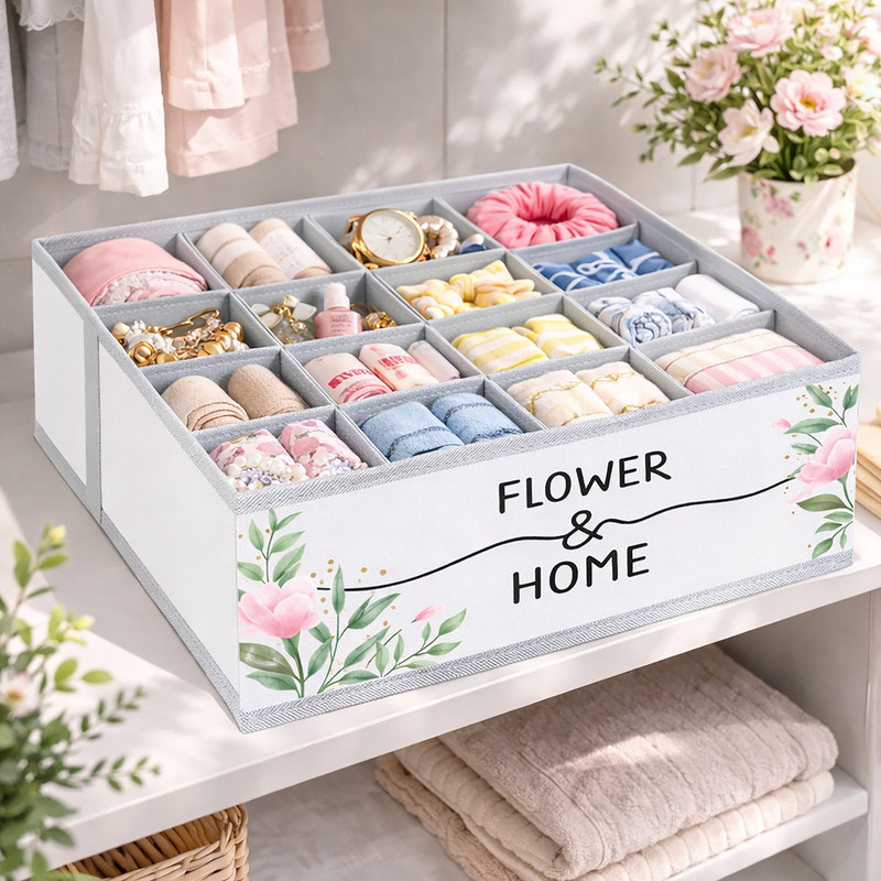 نظم دهنده لباس مدل HOME and FLOWER کد ORG16