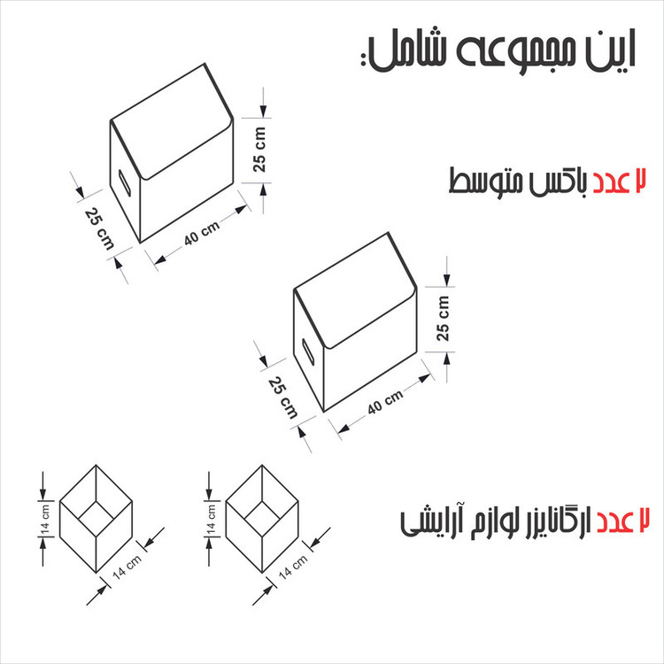نظم دهنده طرح لینن HOME SWEET HOME کد ECO2 مجموعه 4 عددی