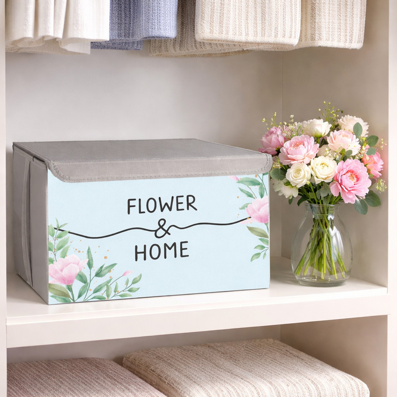 باکس لباس طرح پاستلی FLOWER & HOME کد S3