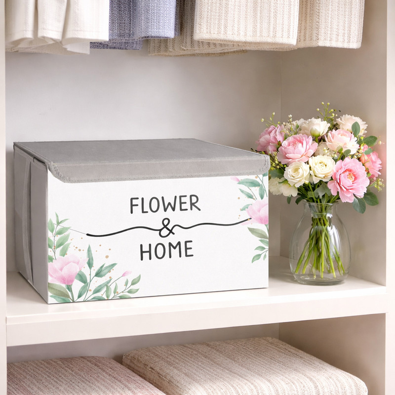 باکس لباس طرح پاستلی FLOWER & HOME کد S1