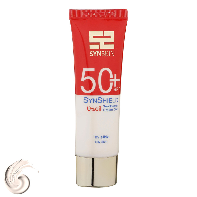 کرم ژل ضدآفتاب ساین اسکین مدل SPF50، مناسب پوستهای چرب، حجم 50 میلیلیتر