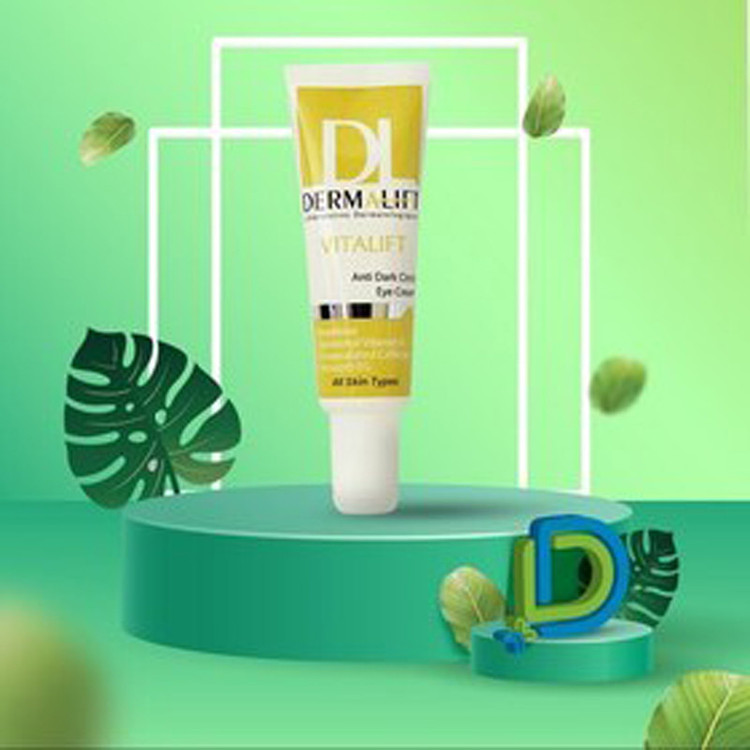 کرم دور چشم درمالیفت مدل Vitalift Anti Dark حجم 25 میلی لیتر
