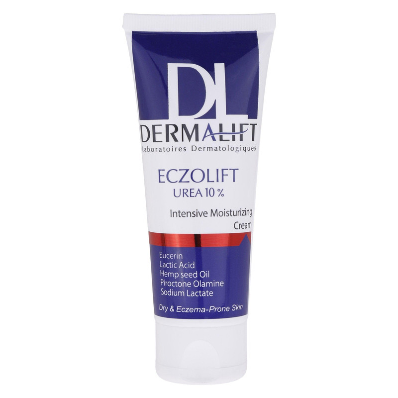 کرم مرطوب کننده درمالیفت مدل ECZOLIFT UREA 10% حجم 75 میلی لیتر