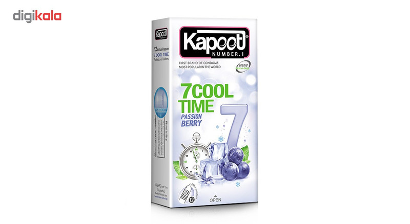 کاندوم کاپوت مدل 7Cool Time بسته 12 عددی