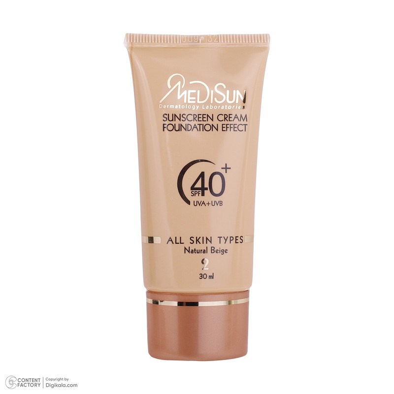 کرم ضد آفتاب رنگی مدیسان SPF 40 مدل 05 مناسب انواع پوست حجم 30 میلیلیتر