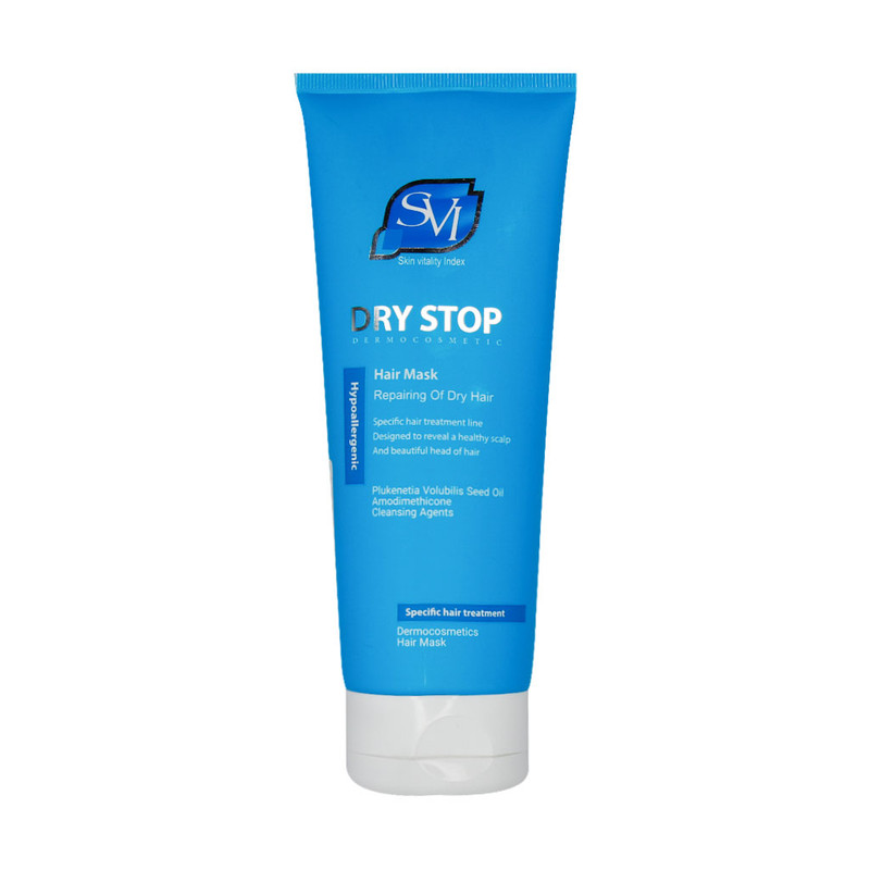 ماسک مو اس وی آی مدل DRY STOP حجم 200 میلی لیتر