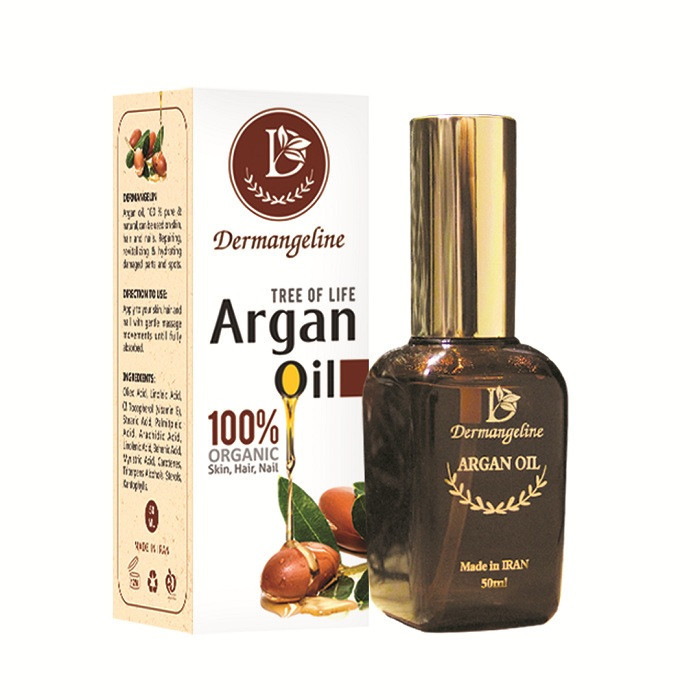 روغن آرگان درم انجلین مدل Tree of life حجم 50 میلی لیتر
