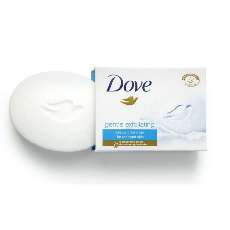 صابون شستشو لایهبردار داو مدل Gentle Exfoliating مناسب برای انواع پوست وزن 90 گرم