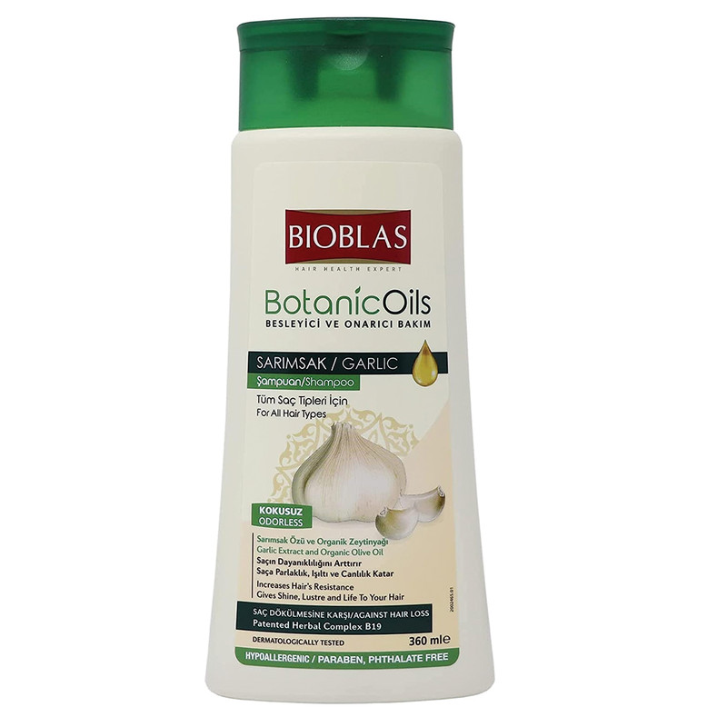 شامپو ضد ریزش مو بیوبلاس مدل BOTANIC OILS حجم 360 میلی لیتر