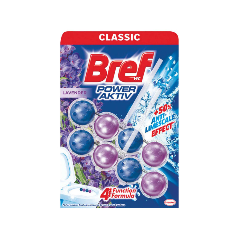 خوشبو کننده توالت فرنگی برِف مدل power active pa lavender مجموعه 8 عددی