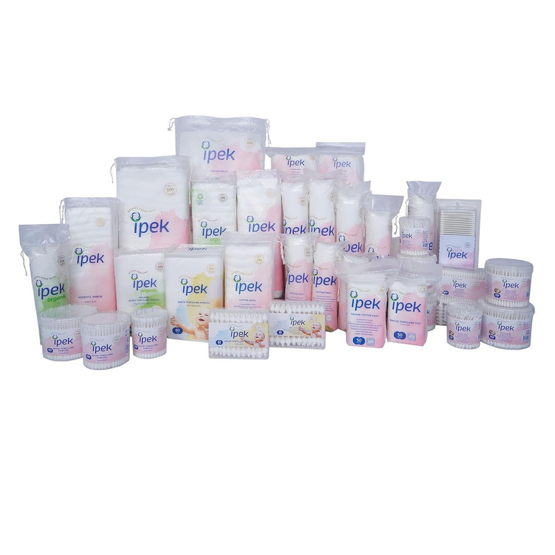 پد آرایشی ایپک مدل cotton makyaj بسته 120 عددی مجموعه 2 عددی