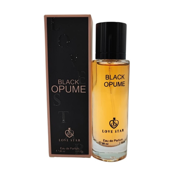 عطر جیبی لاو استار مدل بلک اوپیوم با رایحه گرم حجم 30 میلی لیتر به همراه عطر جیبی لاو استار مدل مید نایت رز با رایحه شیرین حجم 30 میلیلیتر
