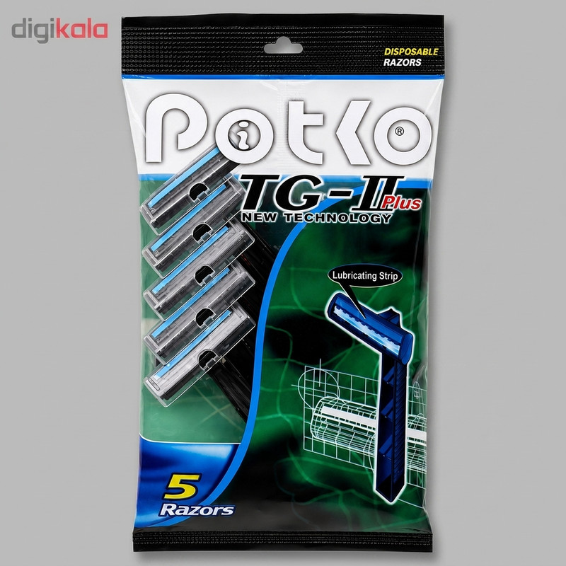 خودتراش دولبه صابونی پیتکو مدل TG مجموعه پنج عددی