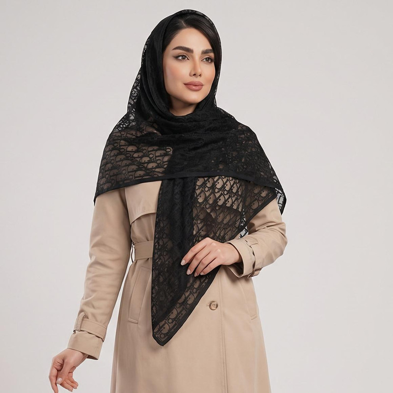 مینی اسکارف زنانه مدل توری