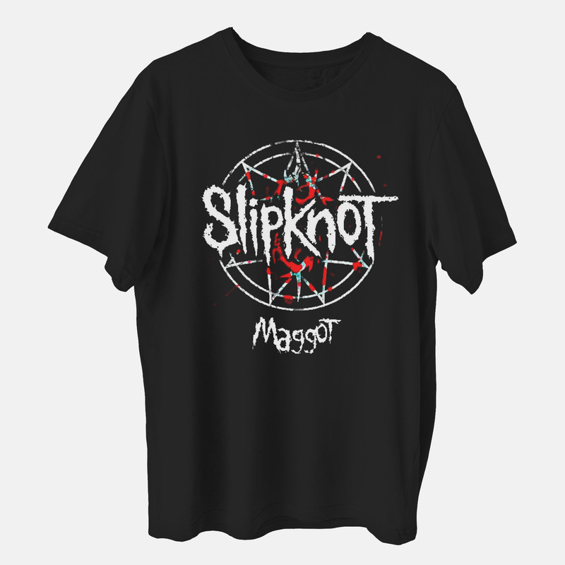 تی شرت آستین کوتاه مردانه مدل لش گروه slipknot