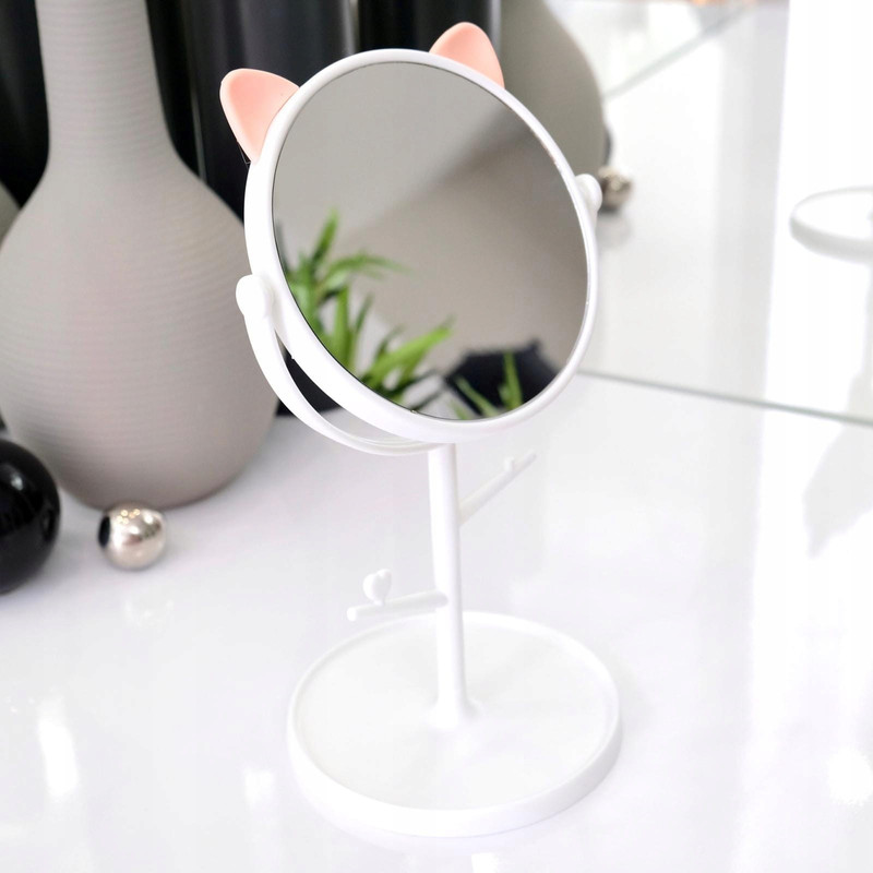 آینه آرایشی رومیزی مدل Ear cat کد 51