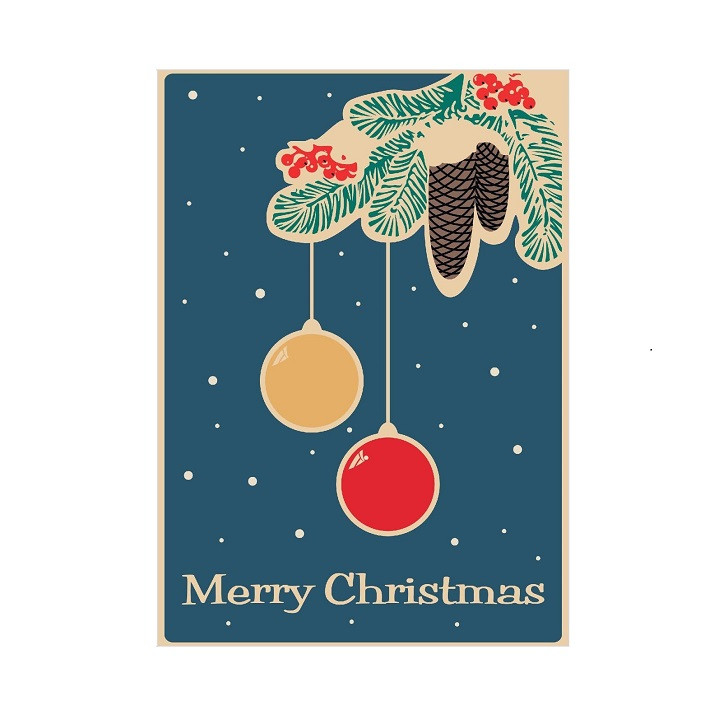 کارت پستال مدل سال نو christmas کد 20