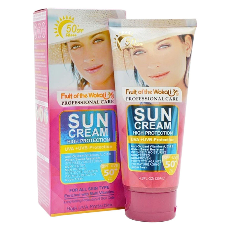 کرم ضدآفتاب وکالی مدل SPF50، حجم 130 میلی‌لیتر