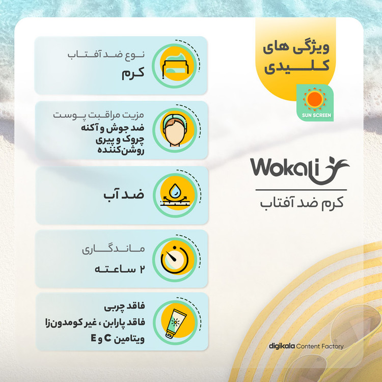 کرم ضدآفتاب بدون رنگ وکالی SPF90 مدل 01 مناسب برای انواع پوستها، حجم 130 میلیلیتر
