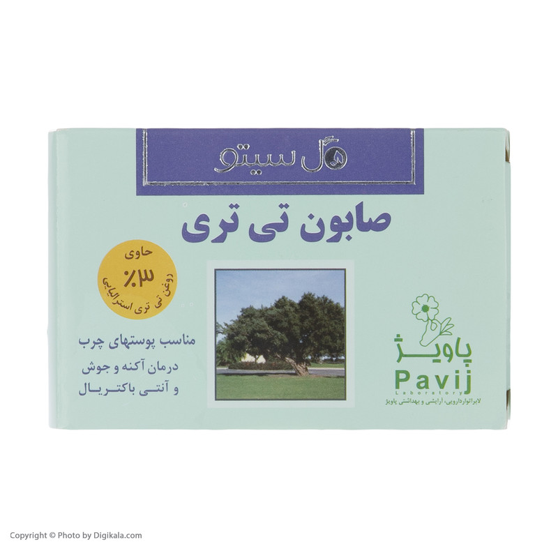 صابون شستشو گل سیتو مدل تی تری وزن 125 گرم